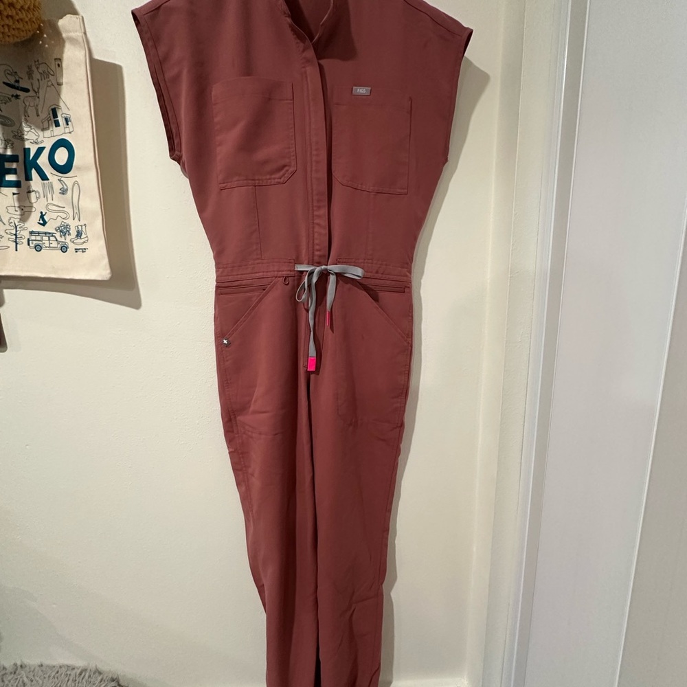 Figs Rafaela jumpsuit mauve